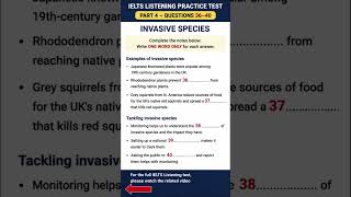 IELTS Listening Part 4 | Questions 36–40 | Test 02 #IELTSListening
