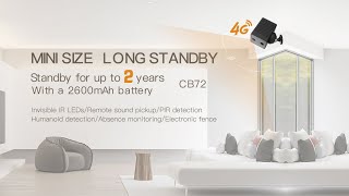 Camera IP Sim 4G LTE Vstarcam CB72 Mini Siêu Nhỏ 1080P, Hồng Ngoại Vô Hình, Dễ Dàng Cài Đặt