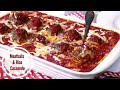 Meatball and Rice Casserole - Easy and Delicious