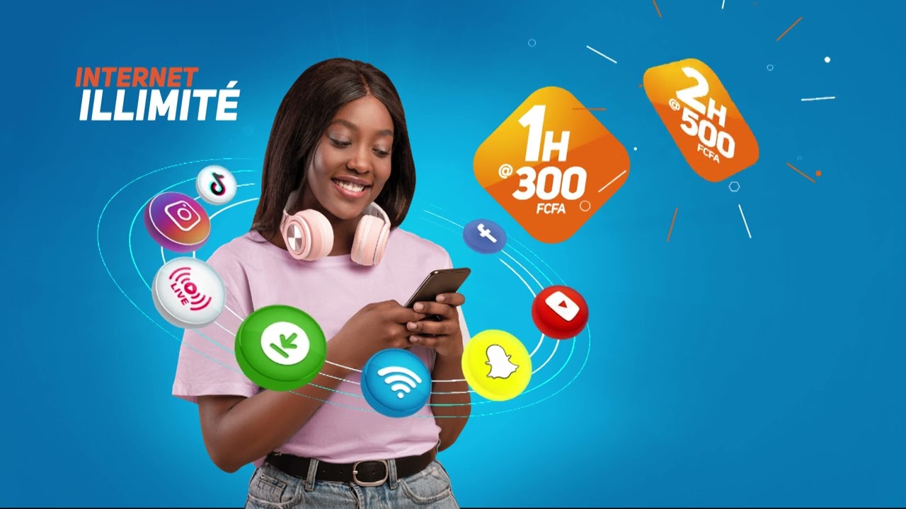 Spot TV Internet Illimité - Moov Africa