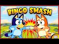 BLUEY SMASH! | Bingo Brain Break for Kids | Bluey Freeze Dance Party | Just Dance | Floor is lava