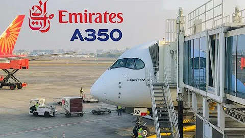 Trip Report | Emirates Brand New A350 [Economy Class]| 🇦🇪 Dubai - Mumbai 🇮🇳