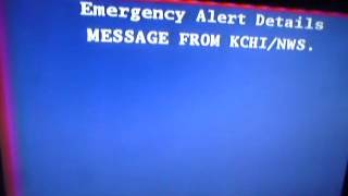 *TURN UP VOLUME* Svr. T'stm Warning on TV (EAS #495)