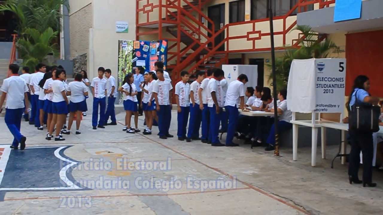 formación académica no reglada ELECCIONES 2013 SECUNDARIA COLEGIO ESPAÑOL