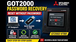 Mitsubishi GOT2000 Password Recovery