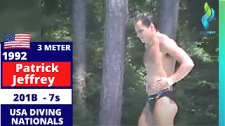 1992 Patrick Jeffrey - 201B - 7.5s - Mens USA Diving 3 Meter - USA Diving Outdoor Nationals