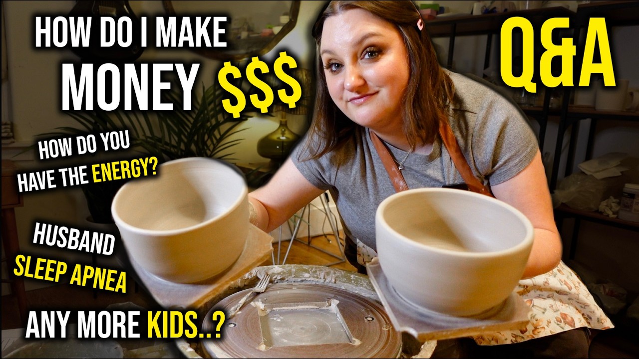 HOW DO YOU EVEN MAKE $$..?? ANSWERING YOUR QUESTIONS WHILE I THROW POTS!