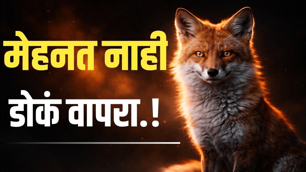 मेहनत पुरेशी नाही! Fox Mindset शिका | Marathi Motivational Video