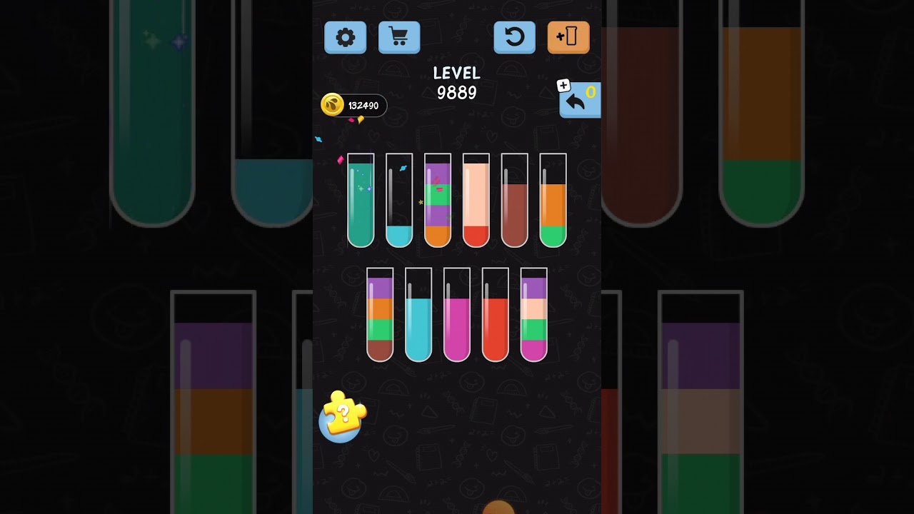 Water Color Sort Level 9889