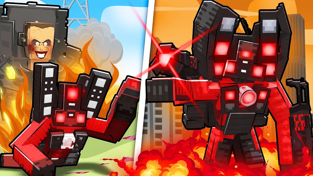 MINECRAFT... Mas SOU O TITAN SPEAKERMAN!! ‹ DONAT3LO ›