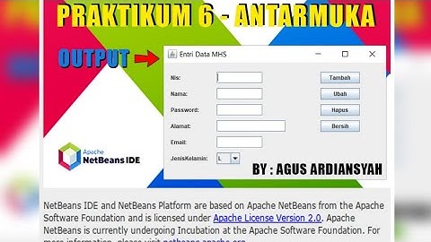 Tutorial Coding Praktikum 6 || ANTARMUKA || Menggunakan Apache NetBeans IDE 11.2