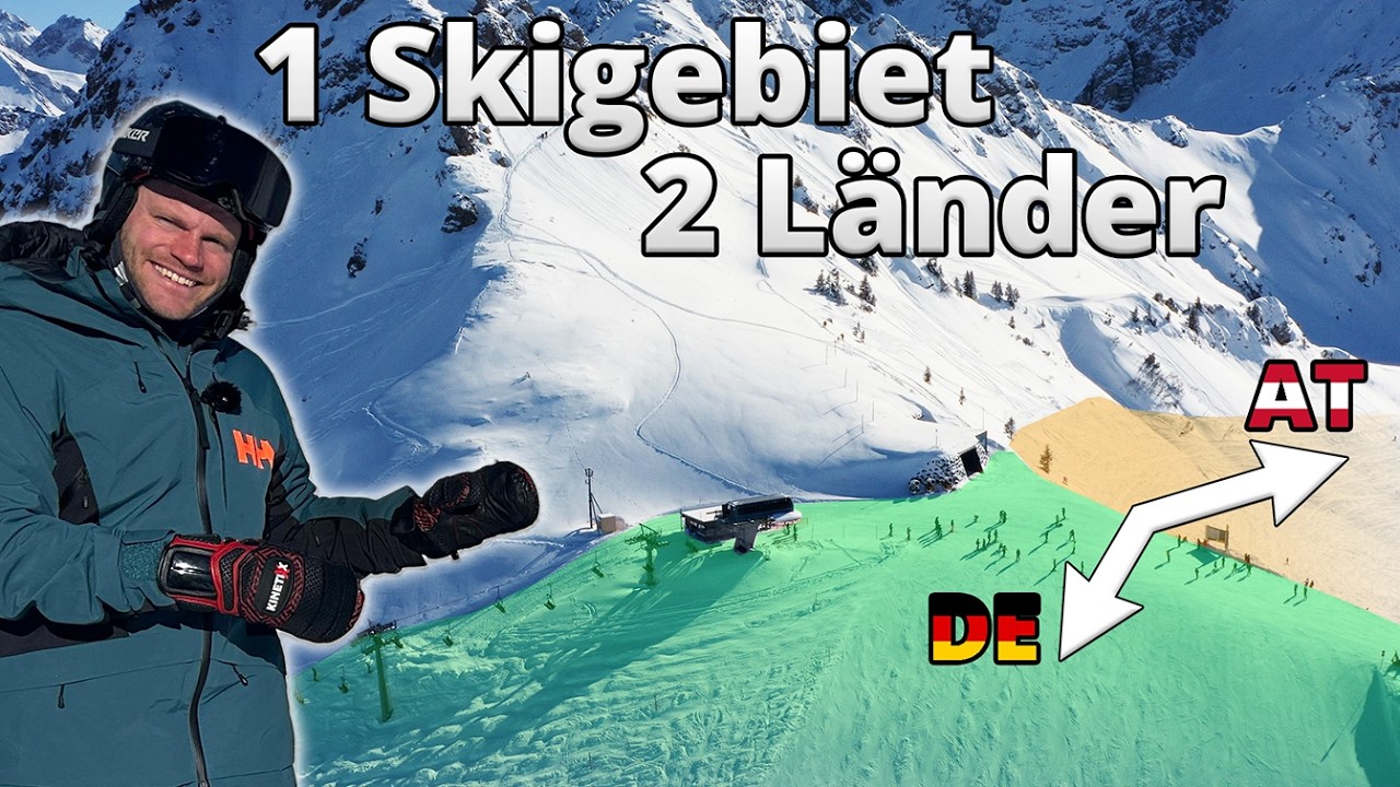 2 Länder 🇩🇪/🇦🇹 1 Skigebiet! 😳 Oberstdorf–Kleinwalsertal im Test