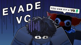 EVADE VC is Questionable | ROBLOX VC Funny moments