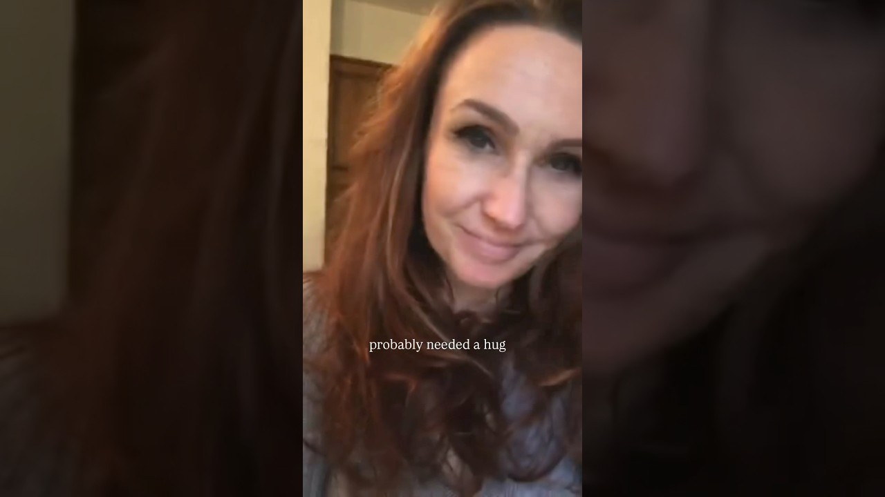 Probably needed a hug. Built a new life instead. 