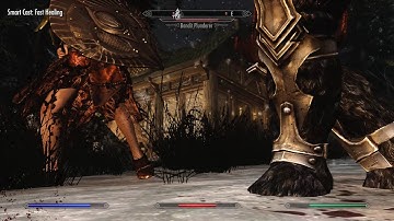 Skyrim bug: first person camera hitting the ground