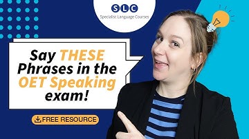 Doe de OET-spreektest NIET zonder deze zinnen!