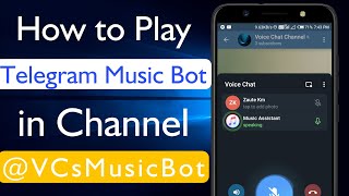 How to Play Telegram Music Bot in Channel.