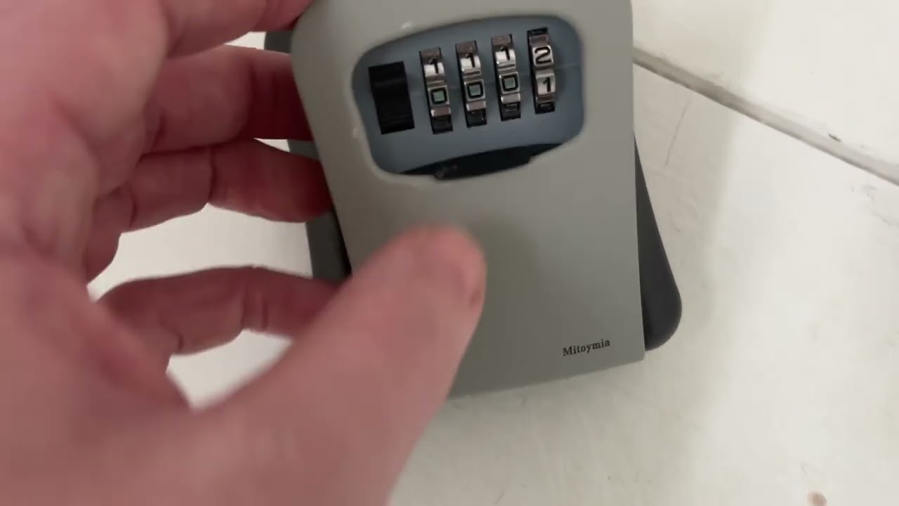 How to change the pin on a key safe lock box