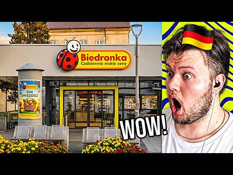 German Reacts to Polish Supermarket Biedronka!