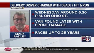 Pizza delivery driver charged in a fatal hit-and-run in Oshkosh