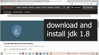 How to Download and Set Up JDK 1.8 for Java Development | Step-by-Step Guide#Java #JDK1.8 #JavaSetup