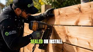 Wood & Cedar Fence Installation in Palm Beach County | Alpha Fence Specialists