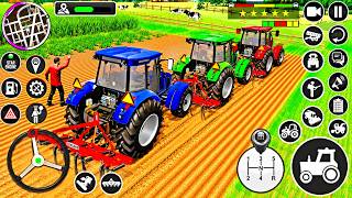 Village Tractor Farming Driving Simulator 3D - New Tractor Games - Android Gameplay screenshot 3