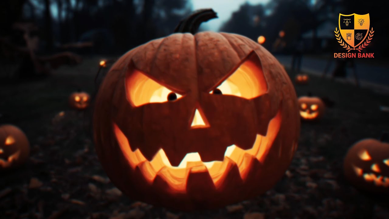 Pumpkin Exploding Animation ID #1616 - Haunted Pumpkin Explosion Logo Animation Intro Reveal ...