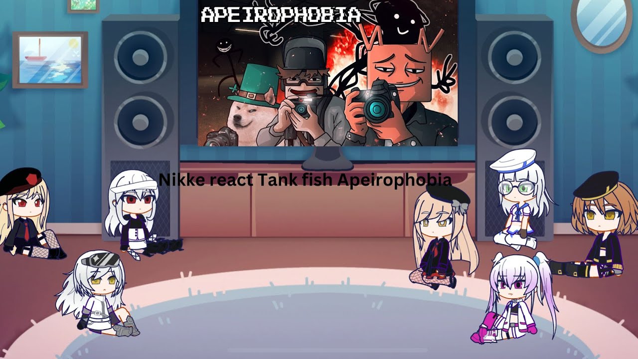 Nikke React to Tank Fish Apeirophobia: Roblox Backroom Experience