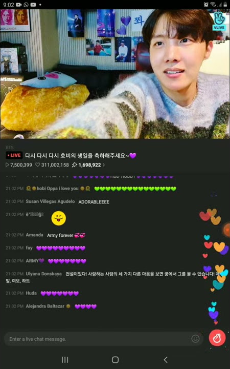 J Hope Birthday Live-2021 -HAPPY HOBI DAY 💜-《He finished his live💜💜💜》