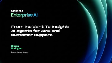 Van incident tot inzicht: AI-agenten voor AMS en klantondersteuning | Rikzon Rodriguez