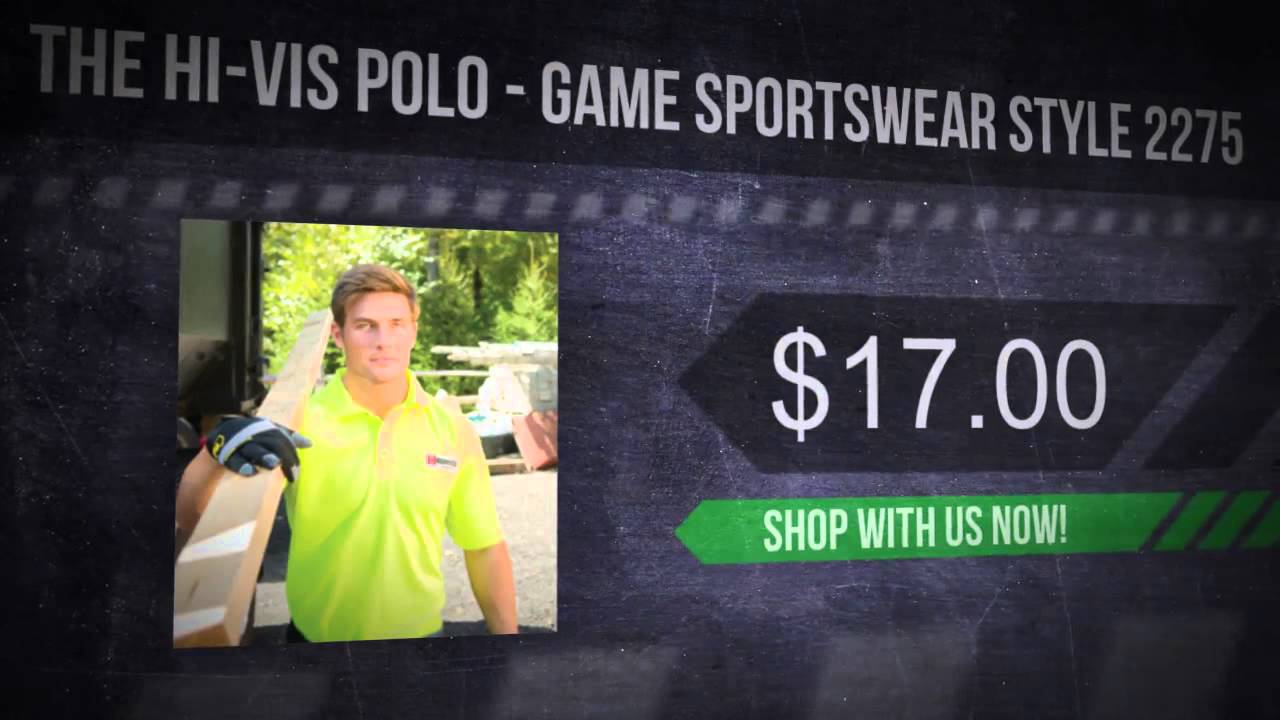 The Hi-Vis Polo - Game Sportswear Style 2275