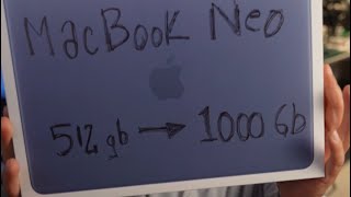 MacBook Neo aumento de memoria a 1tb 
