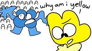 a scene from bfb 10 but 4 and X swapped