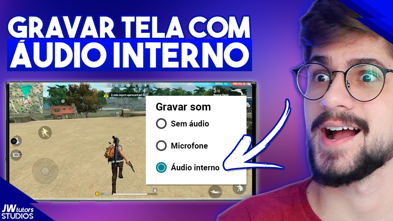 Como Gravar a Tela do Celular com o ÁUDIO INTERNO [Passo a passo ...