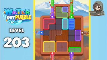 Water Out Puzzle level 203 solution