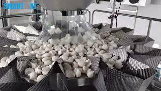 Automatic frozen dumplings premade bag packing line