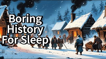 How Medieval People Lived in Wooden Huts During The Coldest Winters | Boring History for Sleep
