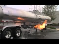 Hazmat tanker  flange fire  fireblast global