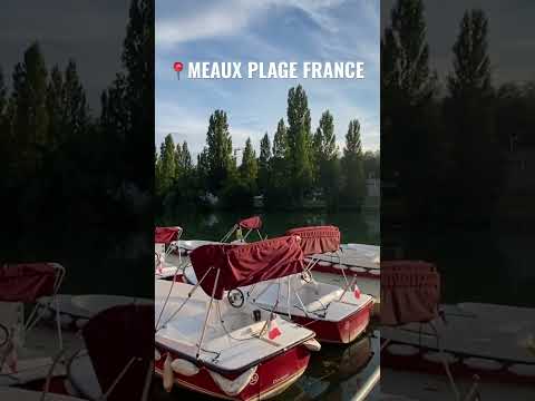 📍🇫🇷Meaux Plage France #france #tour #tour #travel #nature #river #boat #voyage #bateau