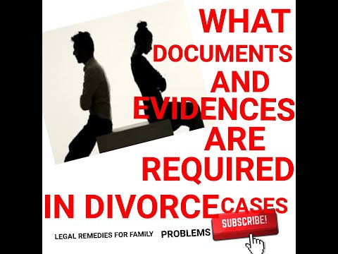 Video: What Documents Are Needed For Divorce