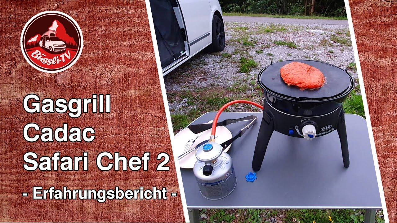 Gasgrill Safari Chef 2 | Erfahrungsbericht | VW California | #BüssliTV -