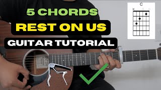 Rest On Us I Guitar Tutorial (with capo) I Upperroom