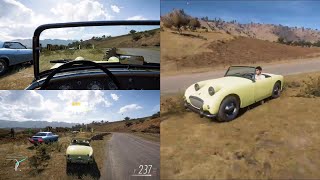 1958 AUSTIN-HEALEY SPRITE MK1 Racing in Forza Horizon 5 - Single Player Race PC Gameplay