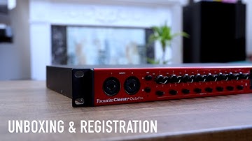Unboxing and Registration - Clarett⁺ OctoPre