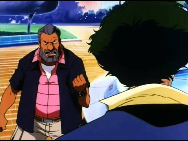 Spike Meets Bounty Hunter Andy, Cowboy Bebop, Clip