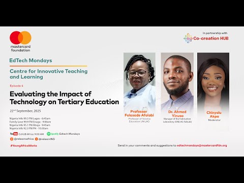 EdTech Mondays | S5 Ep 29 | Evaluating the Impact of Technology on Tertiary Education - video from Co-creation HUB Africa (CcHUB)
