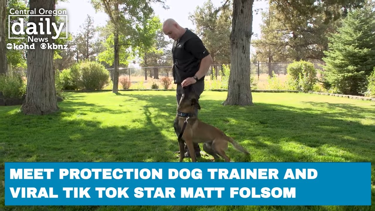 Culver protection dog trainer Matt Folsom has become viral TikTok