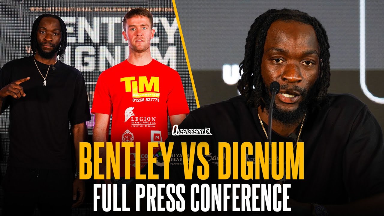 Dignum Denzel Bentley vs Danny Dignum FULL Press Conference | Middleweight ...