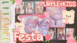 ~ Purple Kiss - Festa 🌺 | Распаковка ~